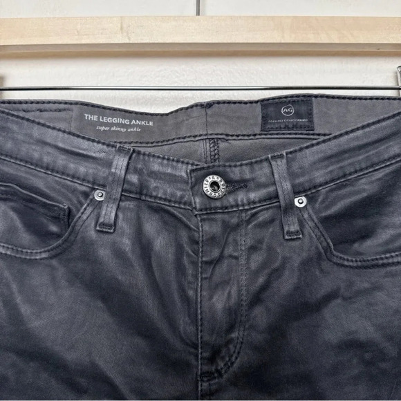 ADRIANO GOLDSCHMIED AG Womens 26 Legging Ankle Coated Jeans - Picture 9 of 15